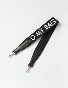 Shoulder Canvas Logo Tasriem Zwart & Zwart