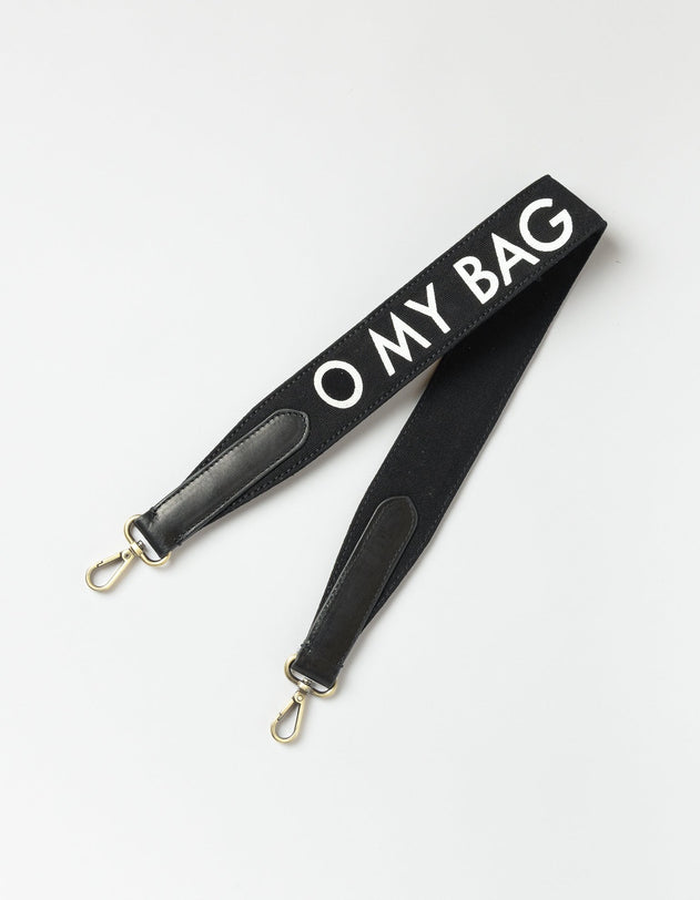 Shoulder Canvas Logo Tasriem Zwart & Zwart