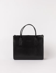 Jackie Midi Bag Leather Strap Classic Leather Black