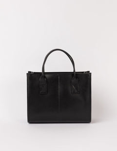 Jackie Midi Bag Leather Strap Classic Leather Black