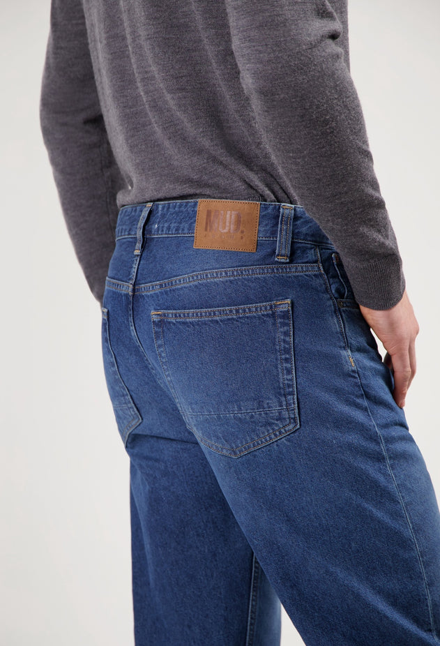 Alex Mid Loose Jeans Rustic Blue