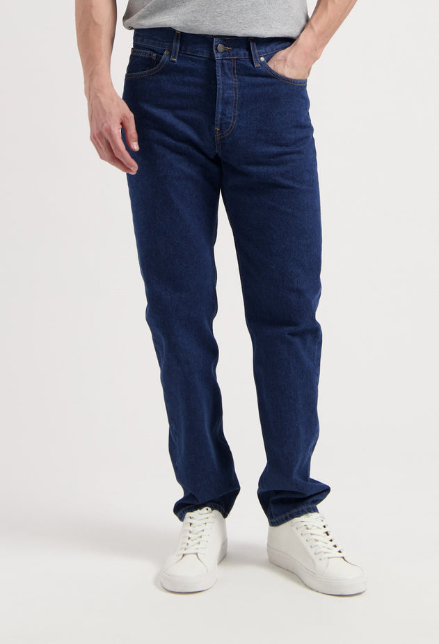 John Mid Straight Jeans Stone Indigo