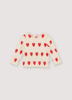 Singapore Baby Long Sleeve Love Motif Red