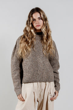 Yara Merino Wool Jumper Biscuit