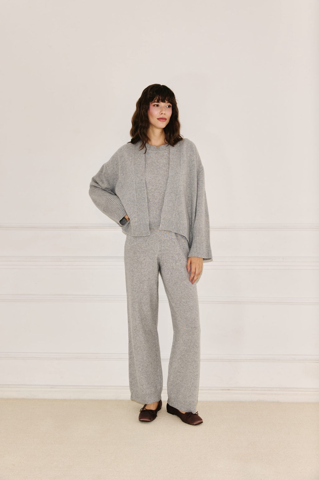 Trousers Amelié cashmere grey