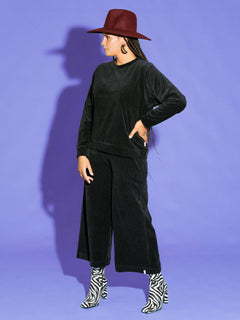 Abbie Sweater Corduroy Black