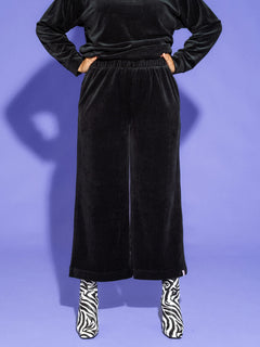 Emily Culottes Corduroy Black