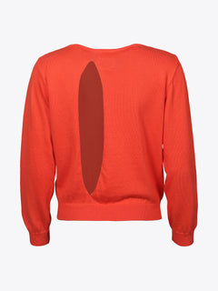 Milo Knitted Sweater Bright Orange