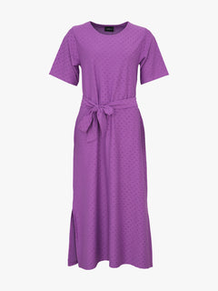 Sam Dress Purple Dot