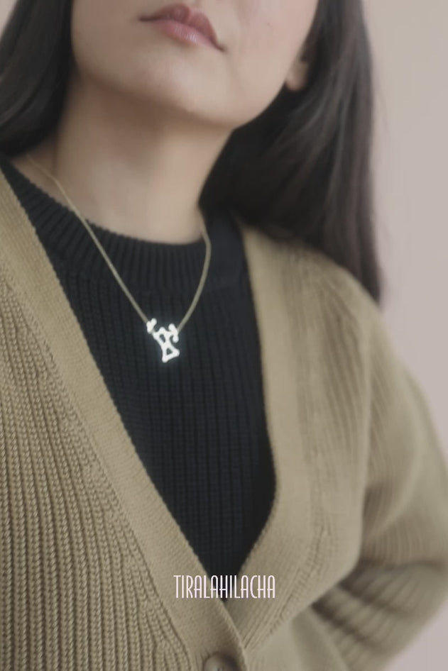 Golah Short Cardigan Earth Brown