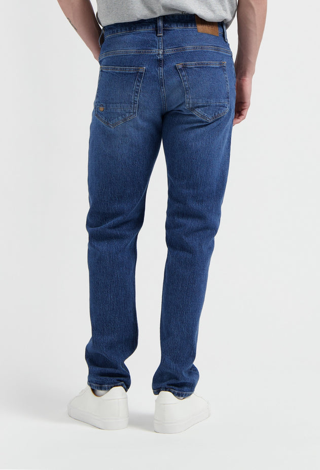 Hank Mid Tapered Jeans Medium Stone