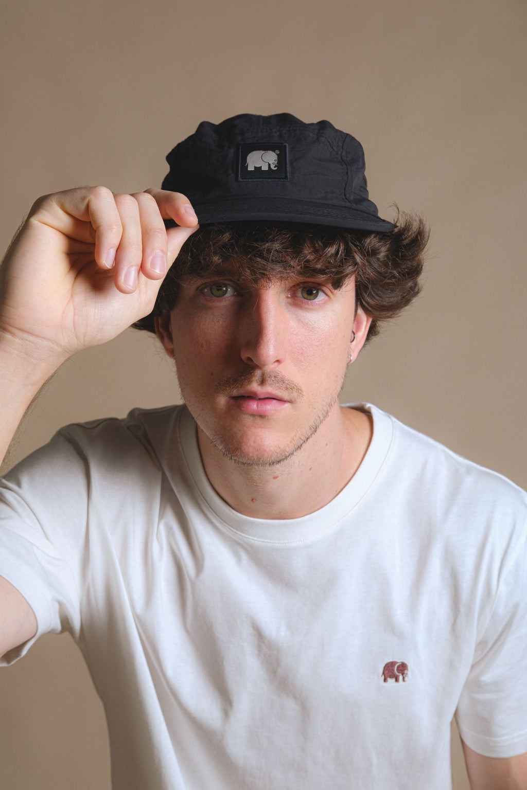 Five Panel Cap Zwart
