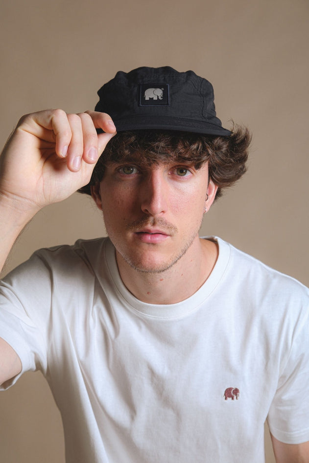 Five Panel Cap Zwart