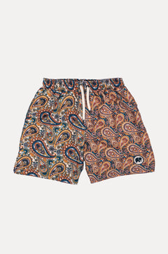 Ocean Paisley Zwemshort Groen