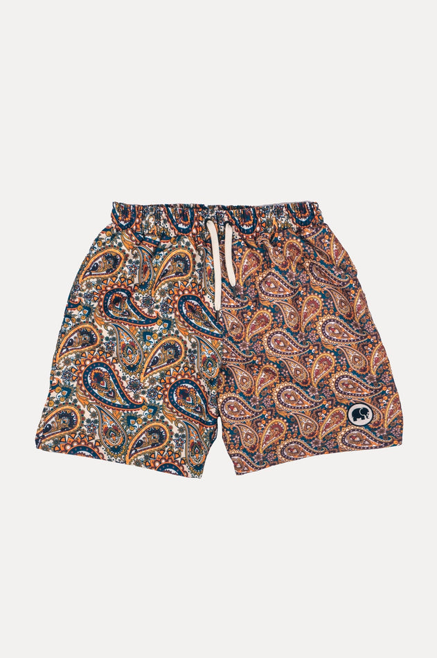Ocean Paisley Zwemshort Groen