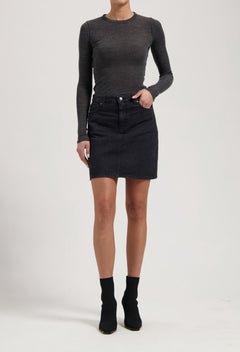 Audry Mini Skirt Black Dip