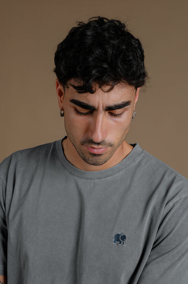 T-shirt Vintage Indigo Blue