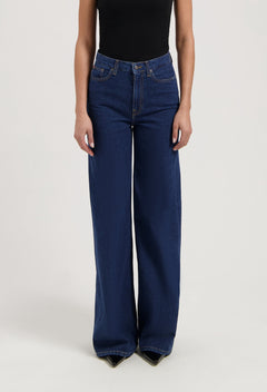 Sara High Loose Jeans Stone Indigo