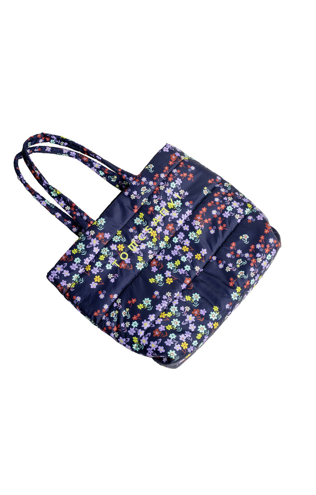 Agape Puffer Beach Bag Meadow