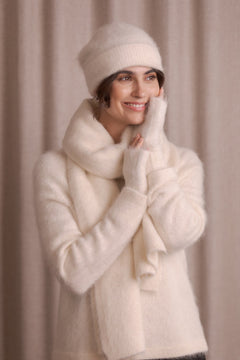 Alpaca Blend Gloves Cream