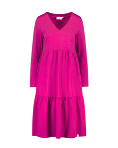 Amélie Layered Dress Festival Fuchsia