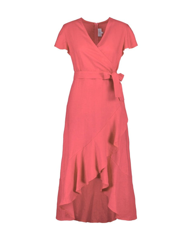 Annika Dress Sunset Coral - IVALO.COM