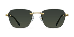 Hakim Sunglasses Gold Olive