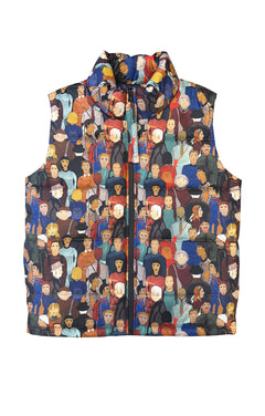 Aspen Puffer Vest Faces