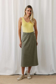 Aspo Skirt Light Khaki - IVALO.COM