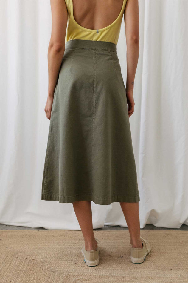 Aspo Skirt Light Khaki - IVALO.COM