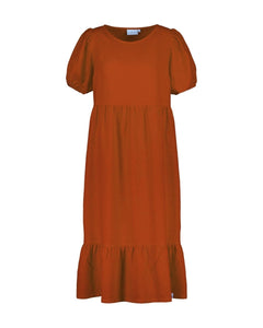 Astrid Dress Burnt Orange - IVALO.COM