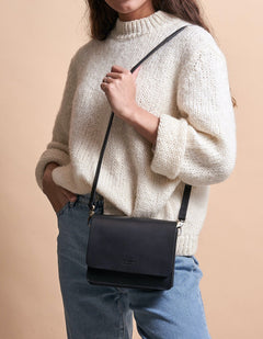 Audrey Mini Bag Classic Leather Black