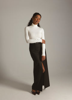 Belle Turtleneck Body Off-White