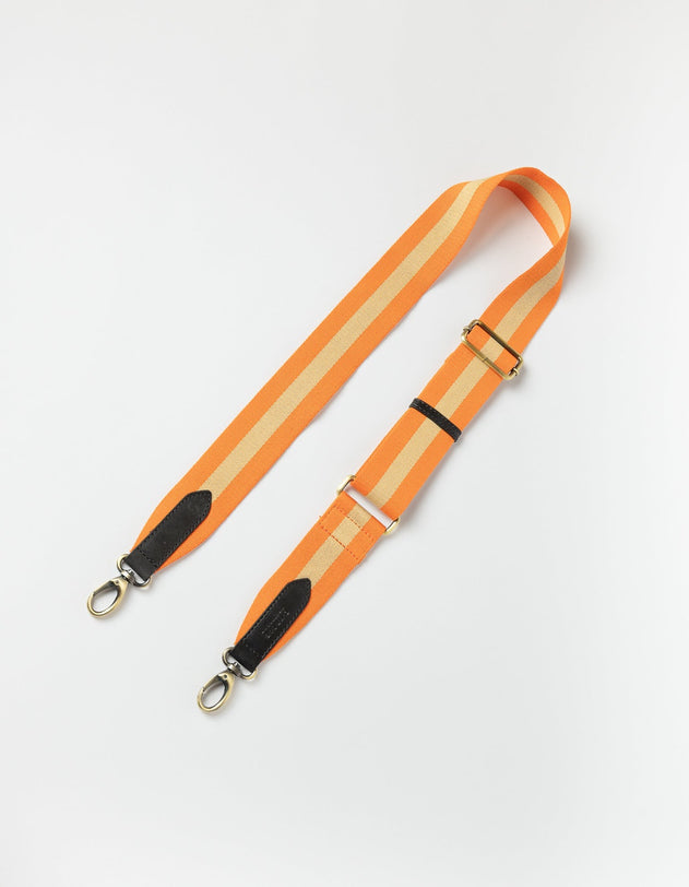 Striped Tasriem Oranje & Zwart