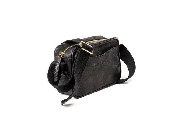 Sausalito Leren Crossbodytas Zwart