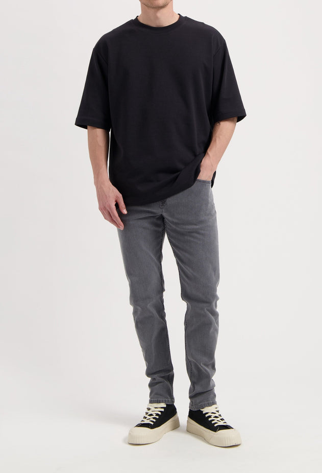 Rick Mid Slim Jeans Lichtgrijs