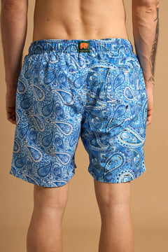 Breeze Paisley Swim Trunks Green