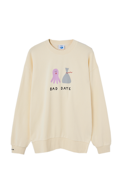 Bad Date Sweatshirt Beige