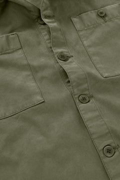 Helmut Unisex Organic Cotton Worker Overshirt Green
