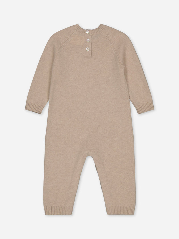 Baby's Cashmere Jumpsuit Beige