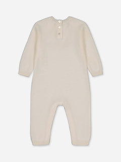 Baby's Cashmere Jumpsuit Ivory