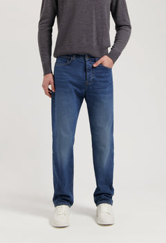 Alex Mid Loose Jeans Rustic Blue