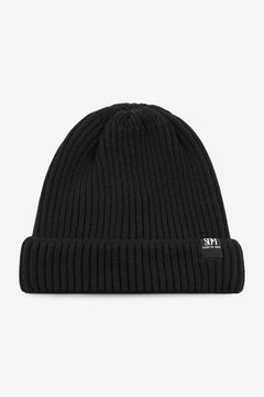 Mena Merino Beanie Black