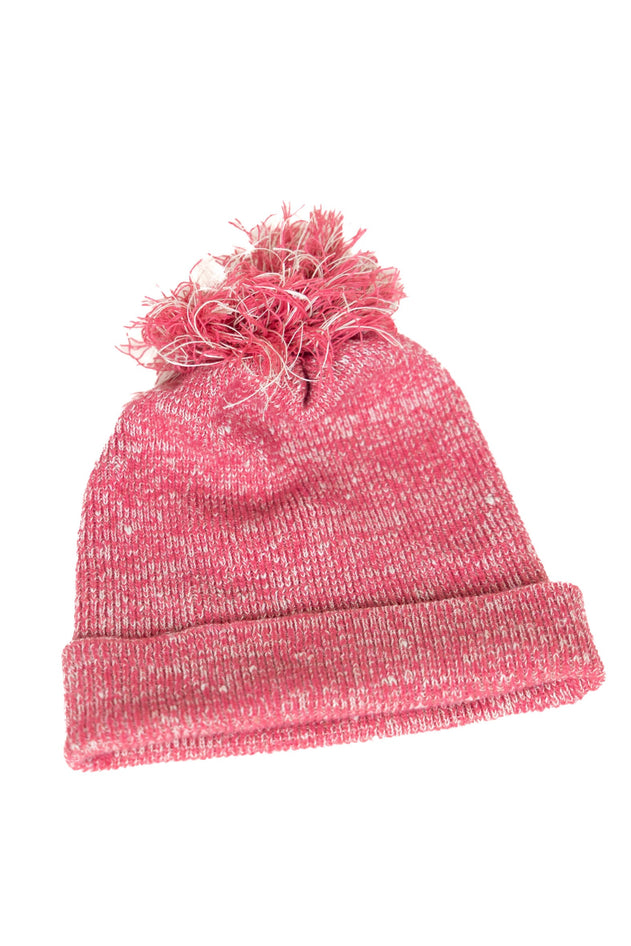 The Hemp Wool Bobble Beanie  Pink