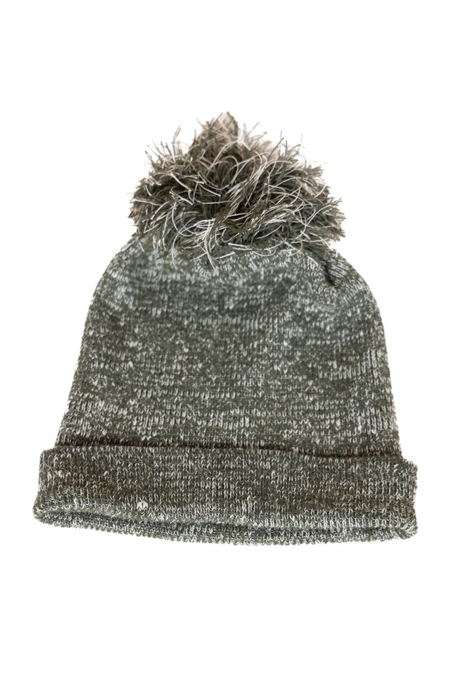 The Hemp Wool Bobble Beanie  Green