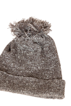 The Hemp Wool Bobble Beanie  Brown