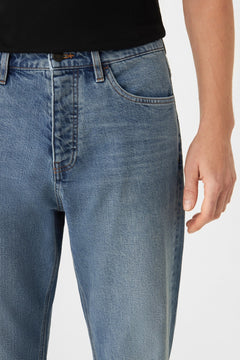 Rise Relaxed Tapered Basic Jeans Vintage Blue