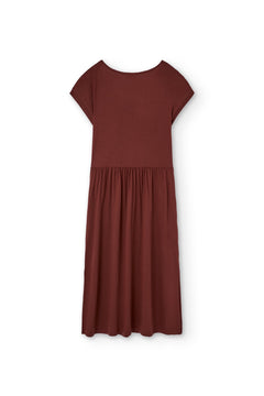 Hanna TENCEL™ Long Dress in Red