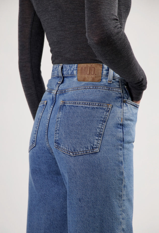 Sara High Loose Jeans Stone Vintage