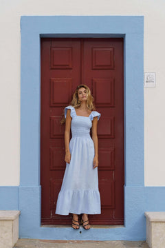 Bianca Dress Sky Blue - IVALO.COM